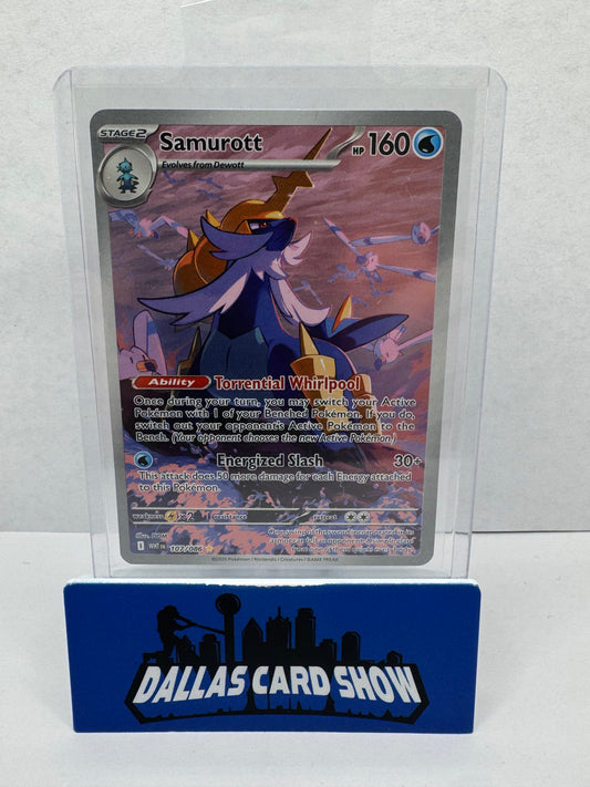 2025 Pokemon - Samurott Illustration Rare - 107/086 White Flare
