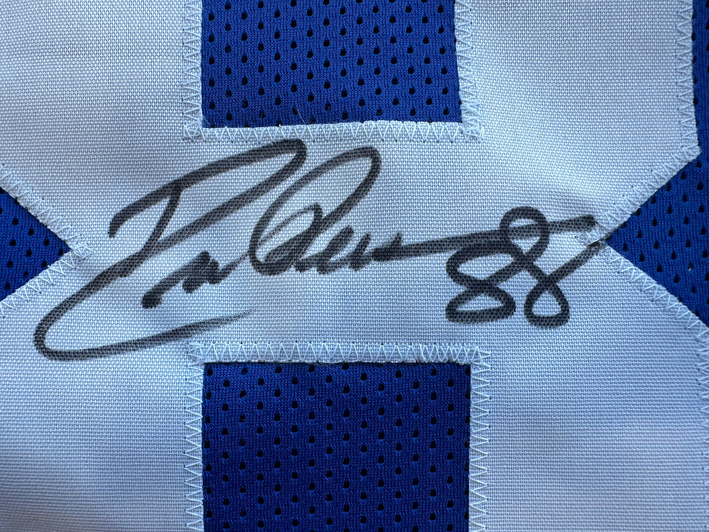 DREW PEARSON DALLAS COWBOYS SIGNED TB JERSEY w/HOF 21 INSCRIPTION 2XL BAS