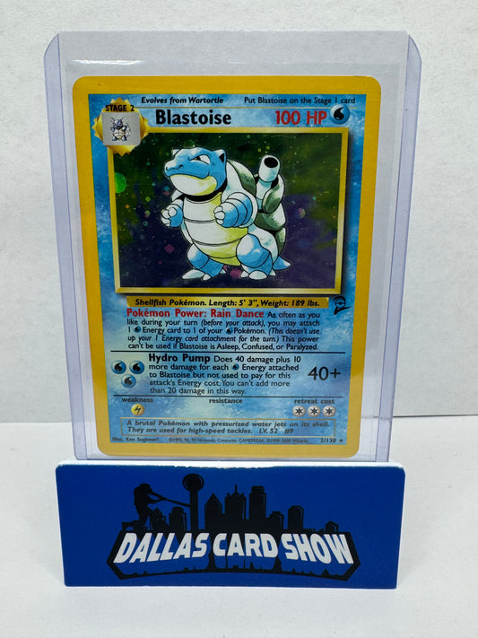 1999 Pokemon - Blastoise (Holo) - 2/130 Base Set 2 LP-MP