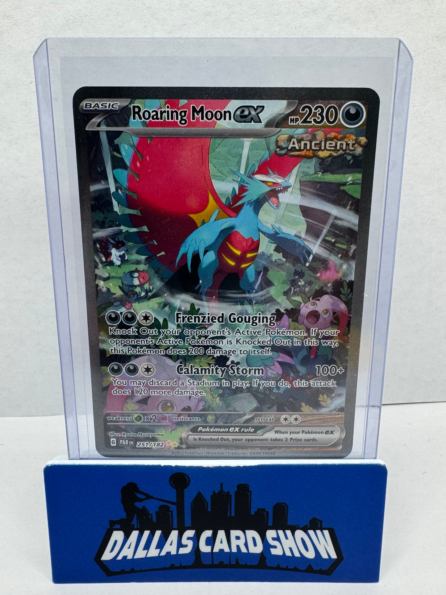 2023 Pokemon - Roaring Moon ex SIR - 251/182 Paradox Rift