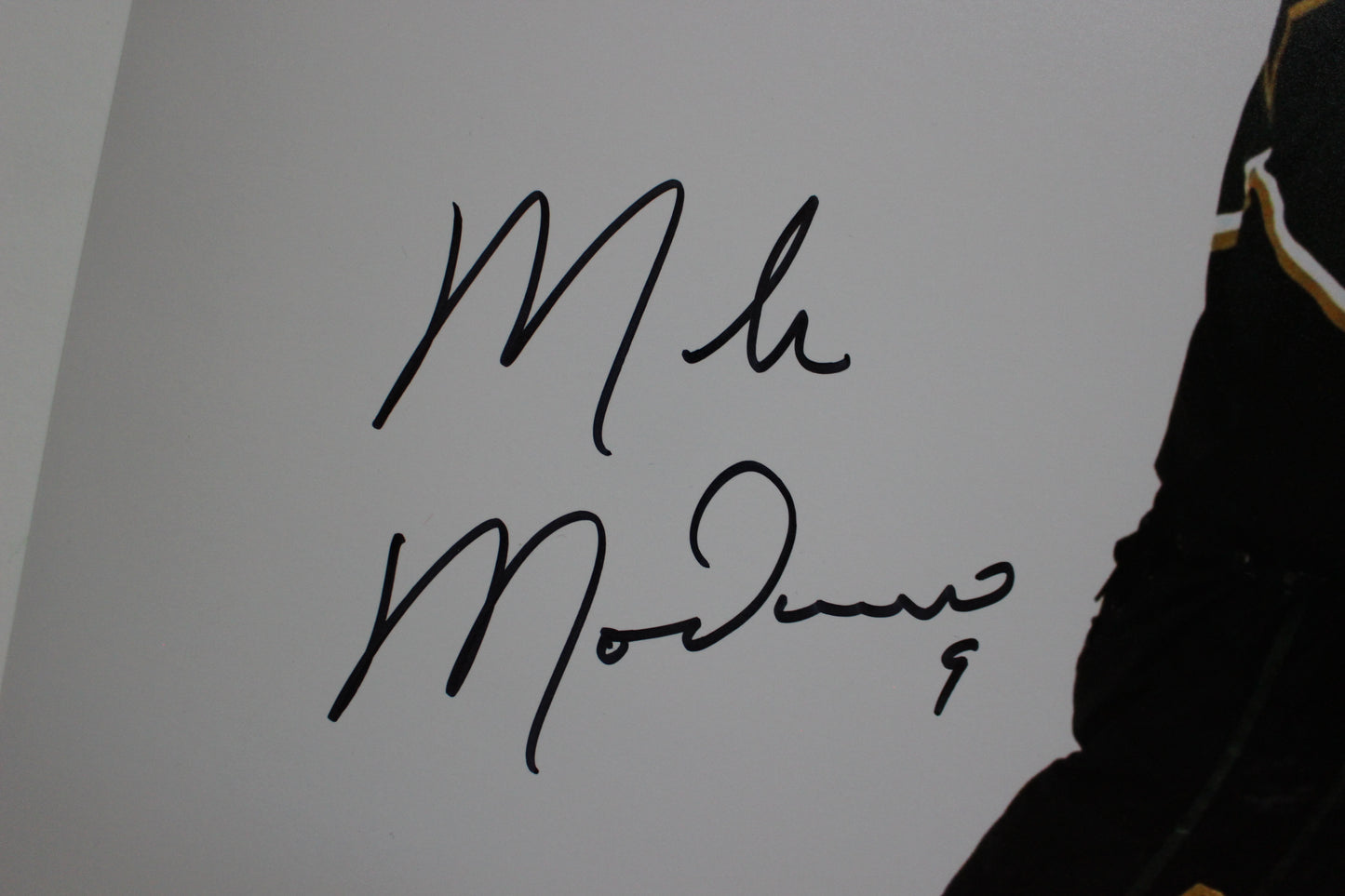 MIKE MODANO Dallas Stars SIGNED Stanley Cup 16x20 PHOTO Minnesota North Stars BAS
