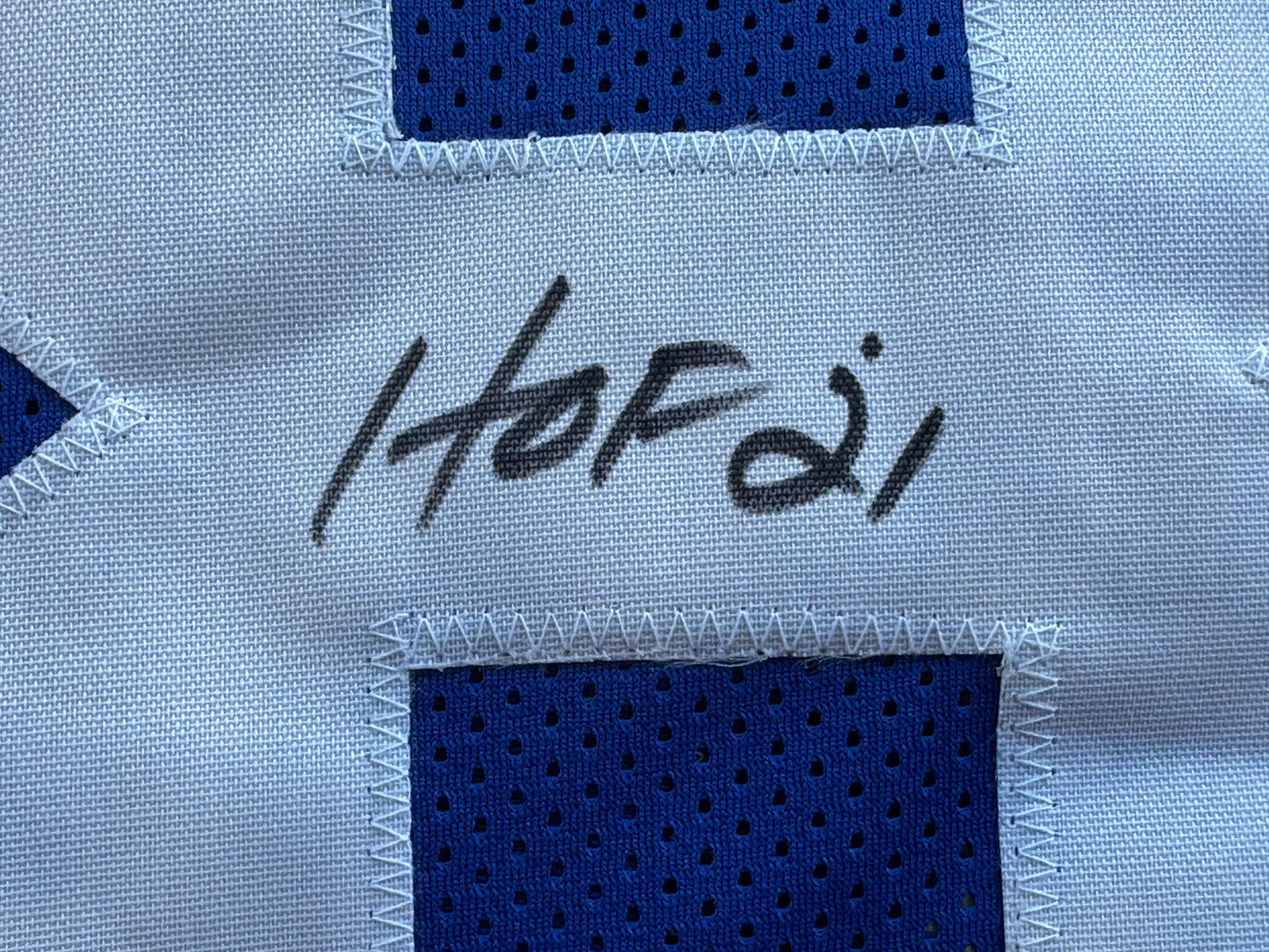 DREW PEARSON DALLAS COWBOYS SIGNED TB JERSEY w/HOF 21 INSCRIPTION 2XL BAS