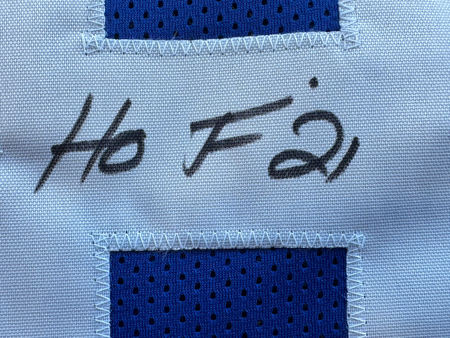 DREW PEARSON DALLAS COWBOYS SIGNED TB JERSEY w/HOF 21 INSCRIPTION 2XL BAS