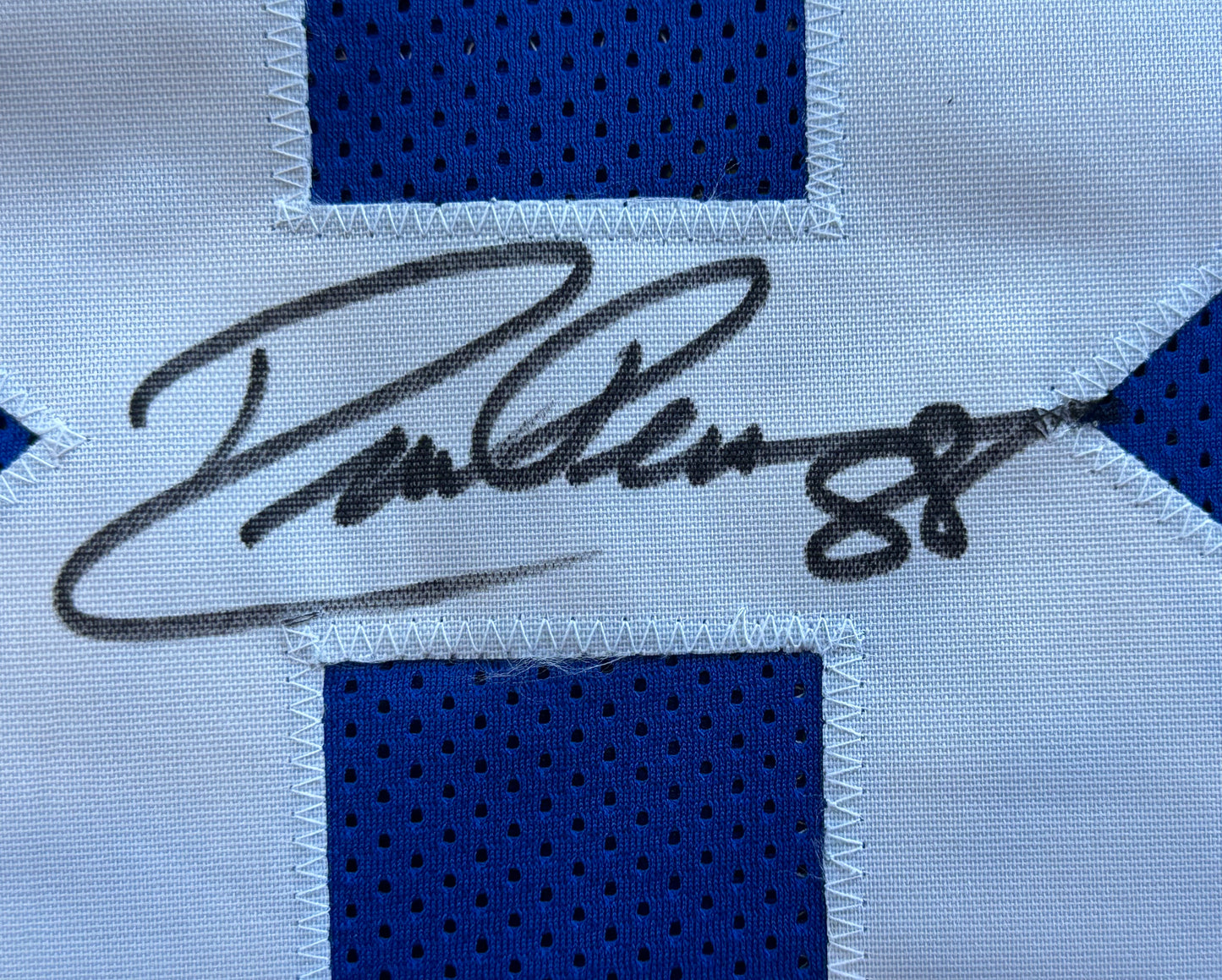 DREW PEARSON DALLAS COWBOYS SIGNED TB JERSEY w/HOF 21 INSCRIPTION 2XL BAS