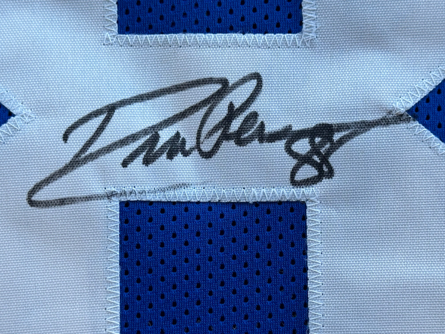 DREW PEARSON DALLAS COWBOYS SIGNED TB JERSEY w/HOF 21 INSCRIPTION 2XL BAS