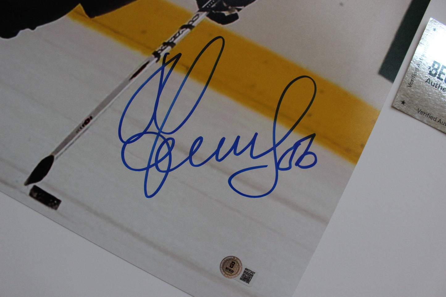 SERGEI ZUBOV DALLAS STARS SIGNED 16x20 PHOTO PuckControl BAS COA