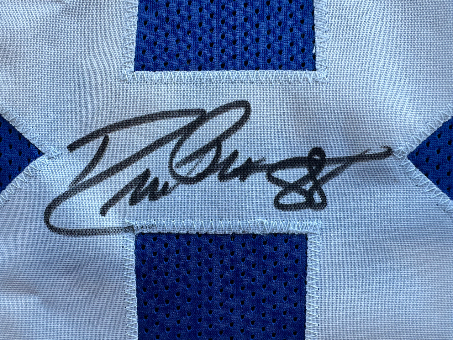 DREW PEARSON DALLAS COWBOYS SIGNED TB JERSEY w/HOF 21 INSCRIPTION XL BAS