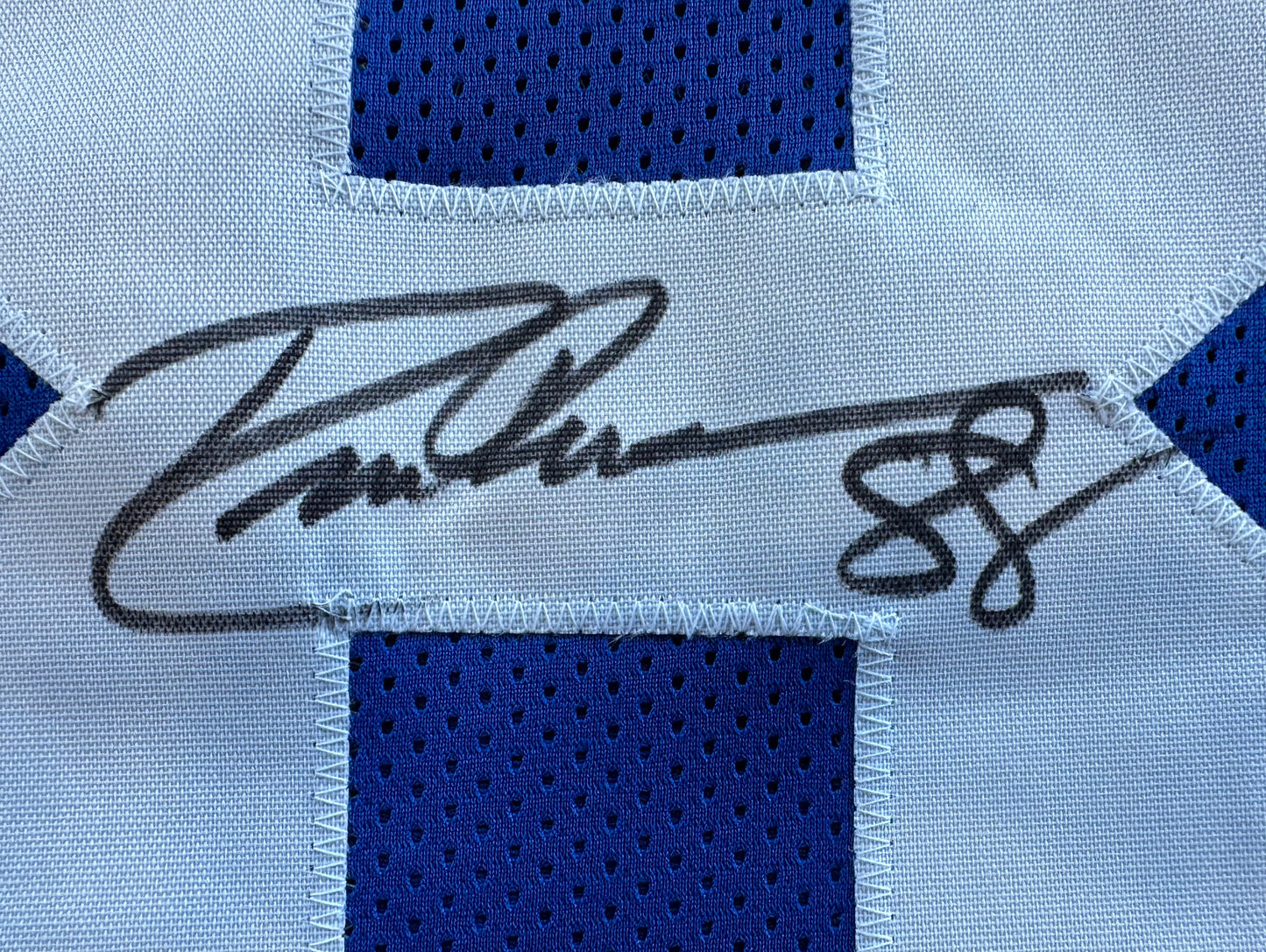 DREW PEARSON DALLAS COWBOYS SIGNED TB JERSEY w/HOF 21 INSCRIPTION XL BAS