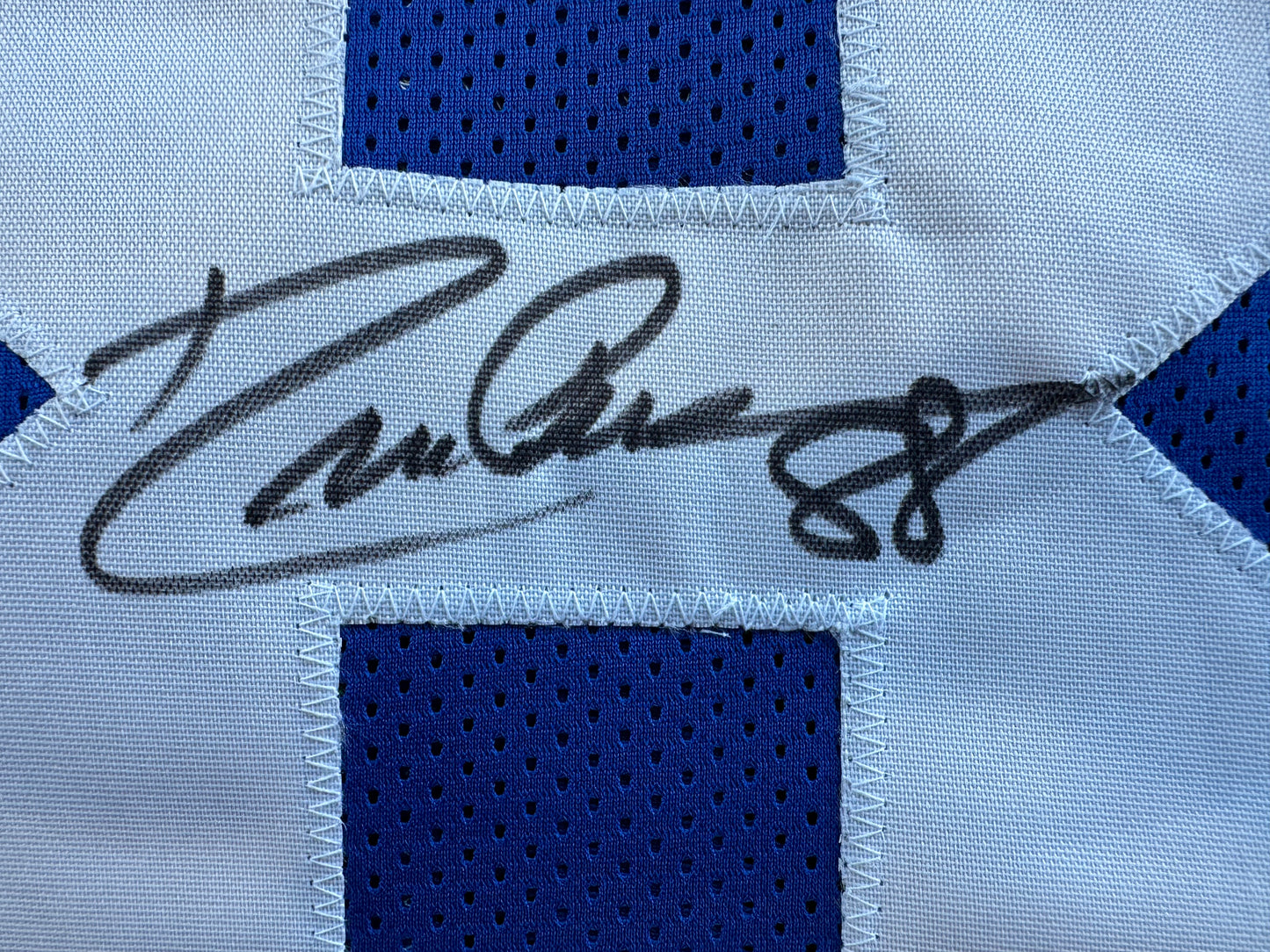 DREW PEARSON DALLAS COWBOYS SIGNED TB JERSEY w/HOF 21 INSCRIPTION XL BAS