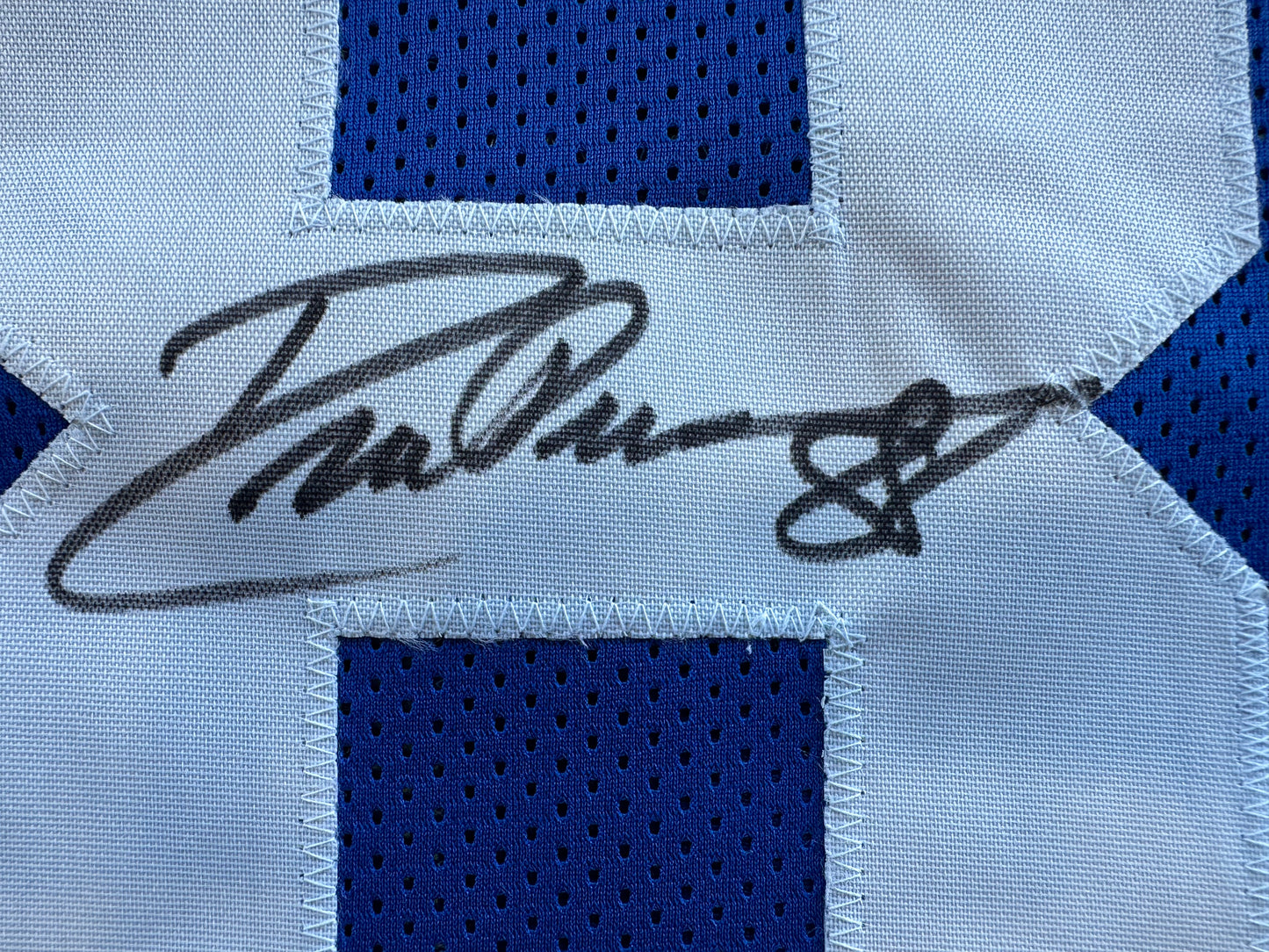 DREW PEARSON DALLAS COWBOYS SIGNED TB JERSEY w/HOF 21 INSCRIPTION XL BAS