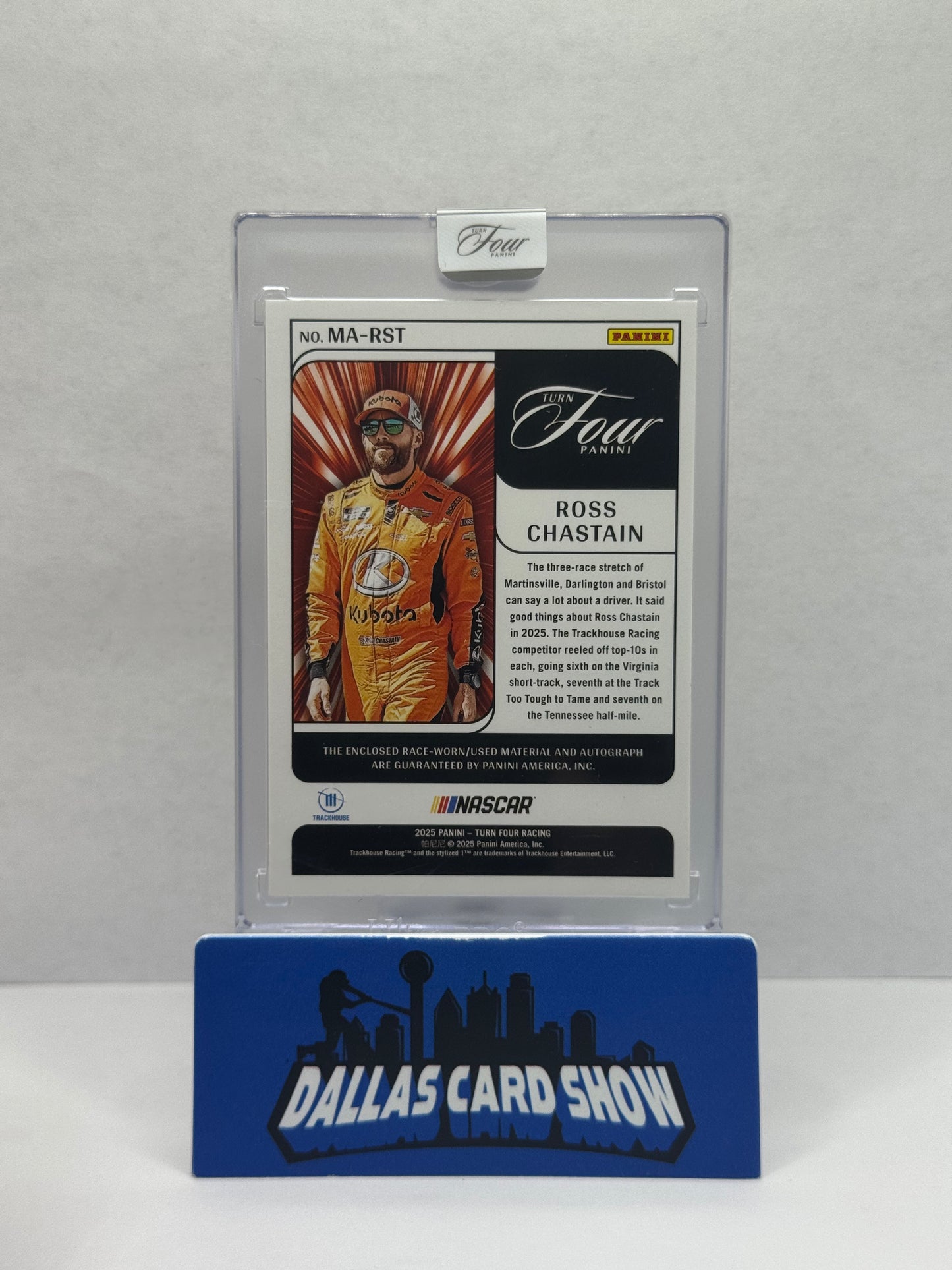 2025 Turn Four Racing Ross Chastain 50/99 Jersey Auto #MA-RST