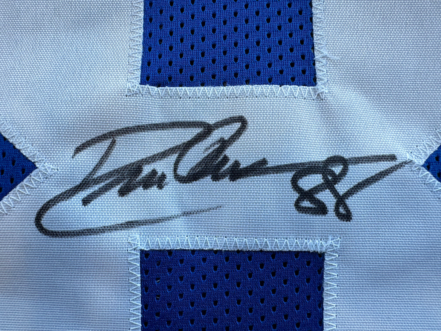 DREW PEARSON DALLAS COWBOYS SIGNED TB JERSEY w/HOF 21 INSCRIPTION XL BAS