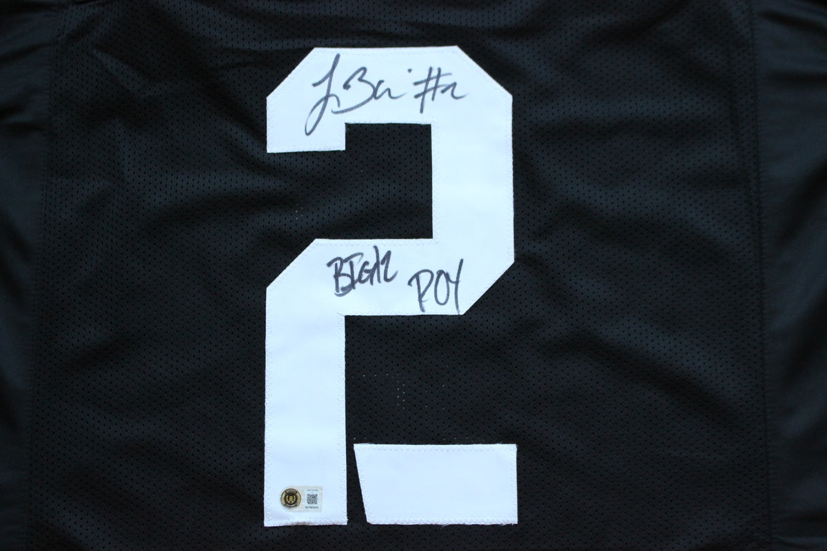 TREVONE BOYKIN TCU HORNED FROGS SIGNED Black JERSEY w/BIG12POY BAS