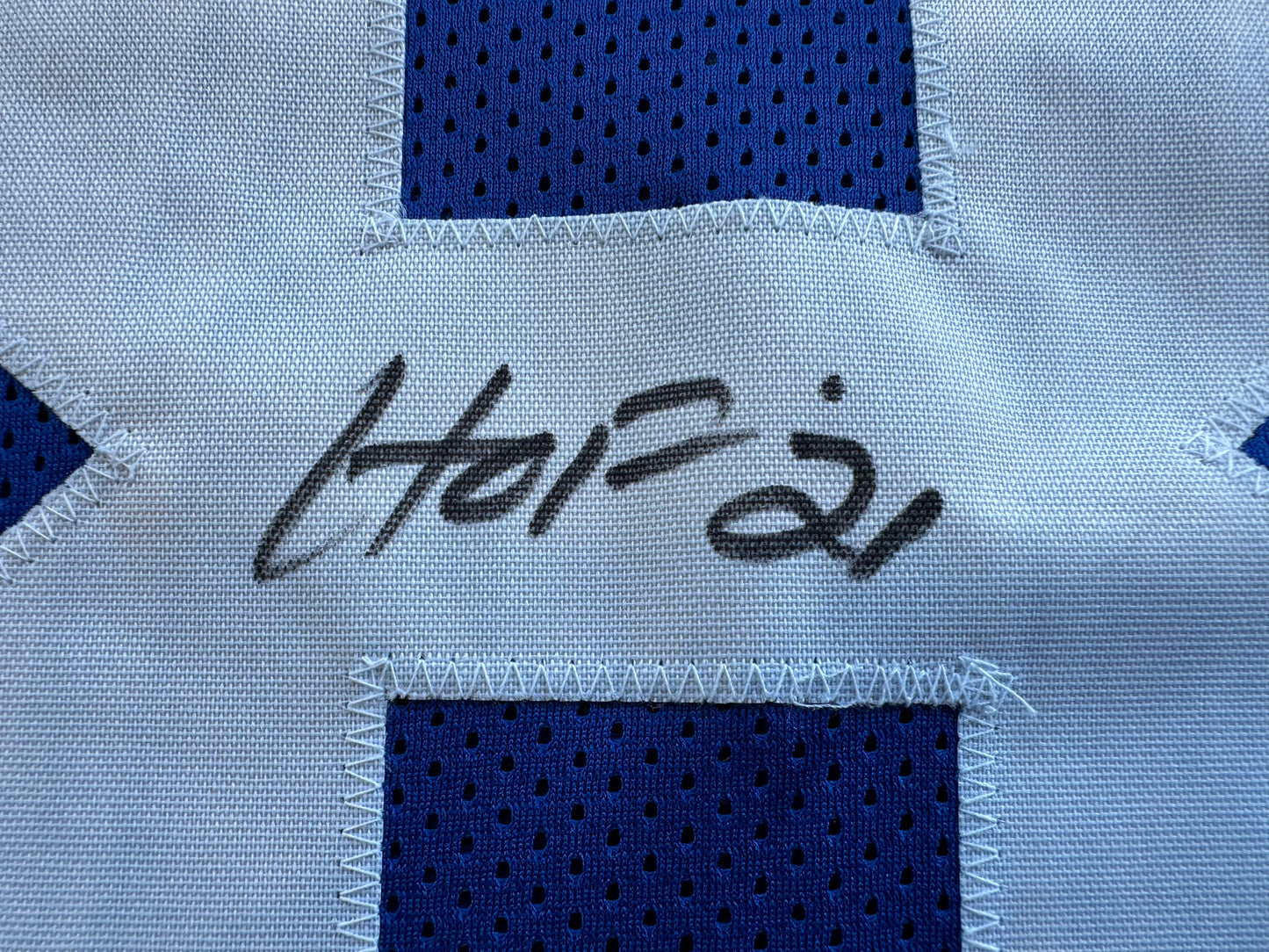 DREW PEARSON DALLAS COWBOYS SIGNED TB JERSEY w/HOF 21 INSCRIPTION XL BAS