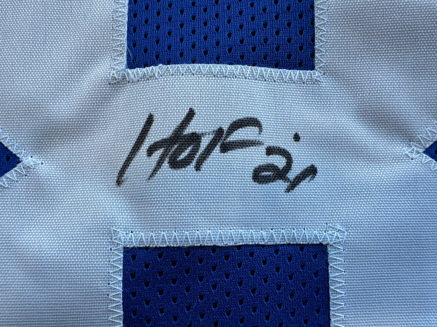 DREW PEARSON DALLAS COWBOYS SIGNED TB JERSEY w/HOF 21 INSCRIPTION XL BAS