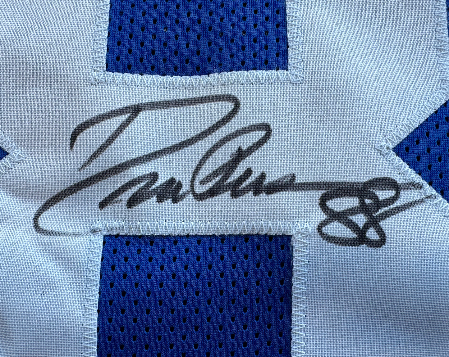 DREW PEARSON DALLAS COWBOYS SIGNED TB JERSEY w/HOF 21 INSCRIPTION XL BAS