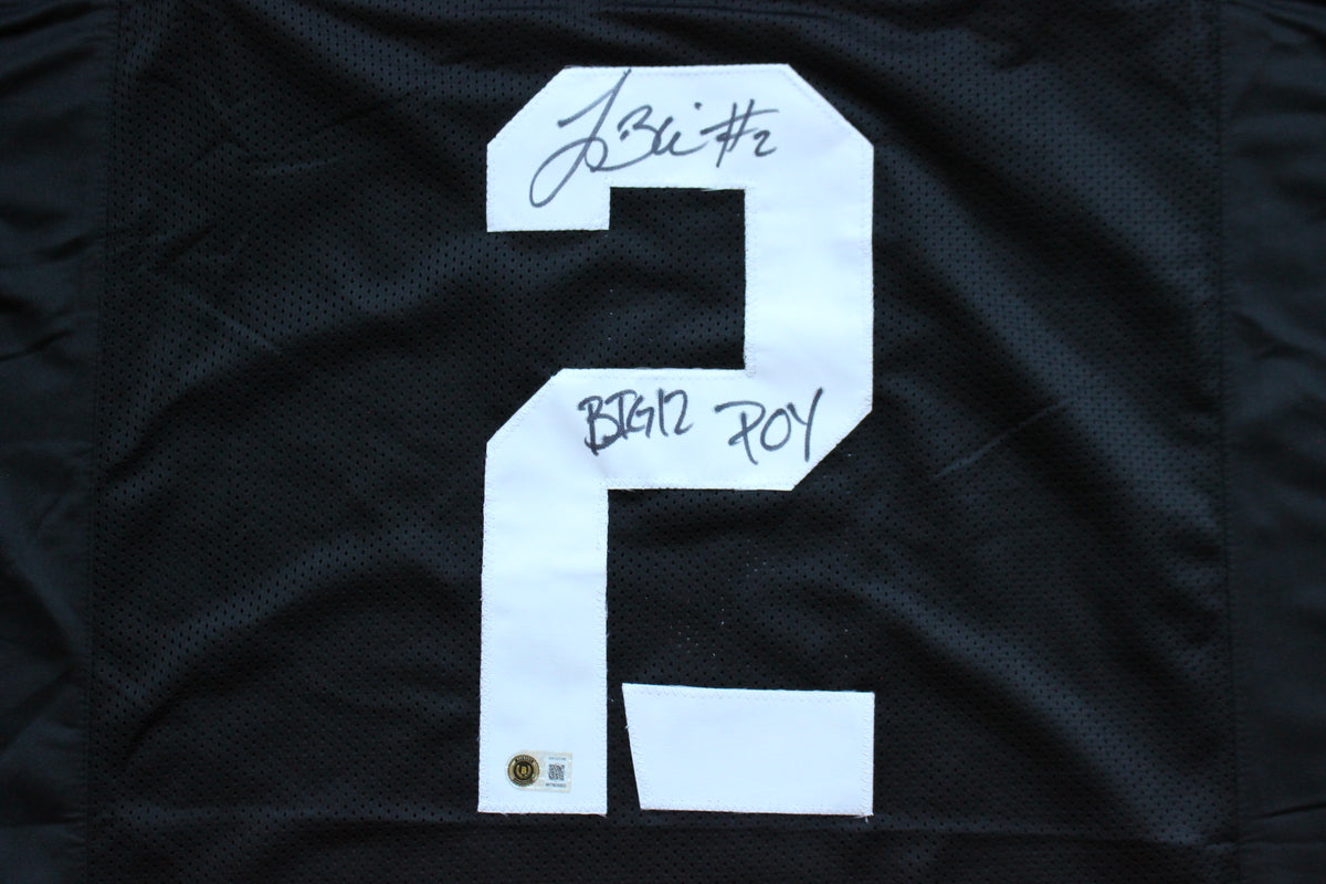TREVONE BOYKIN TCU HORNED FROGS SIGNED Black JERSEY w/BIG12POY BAS