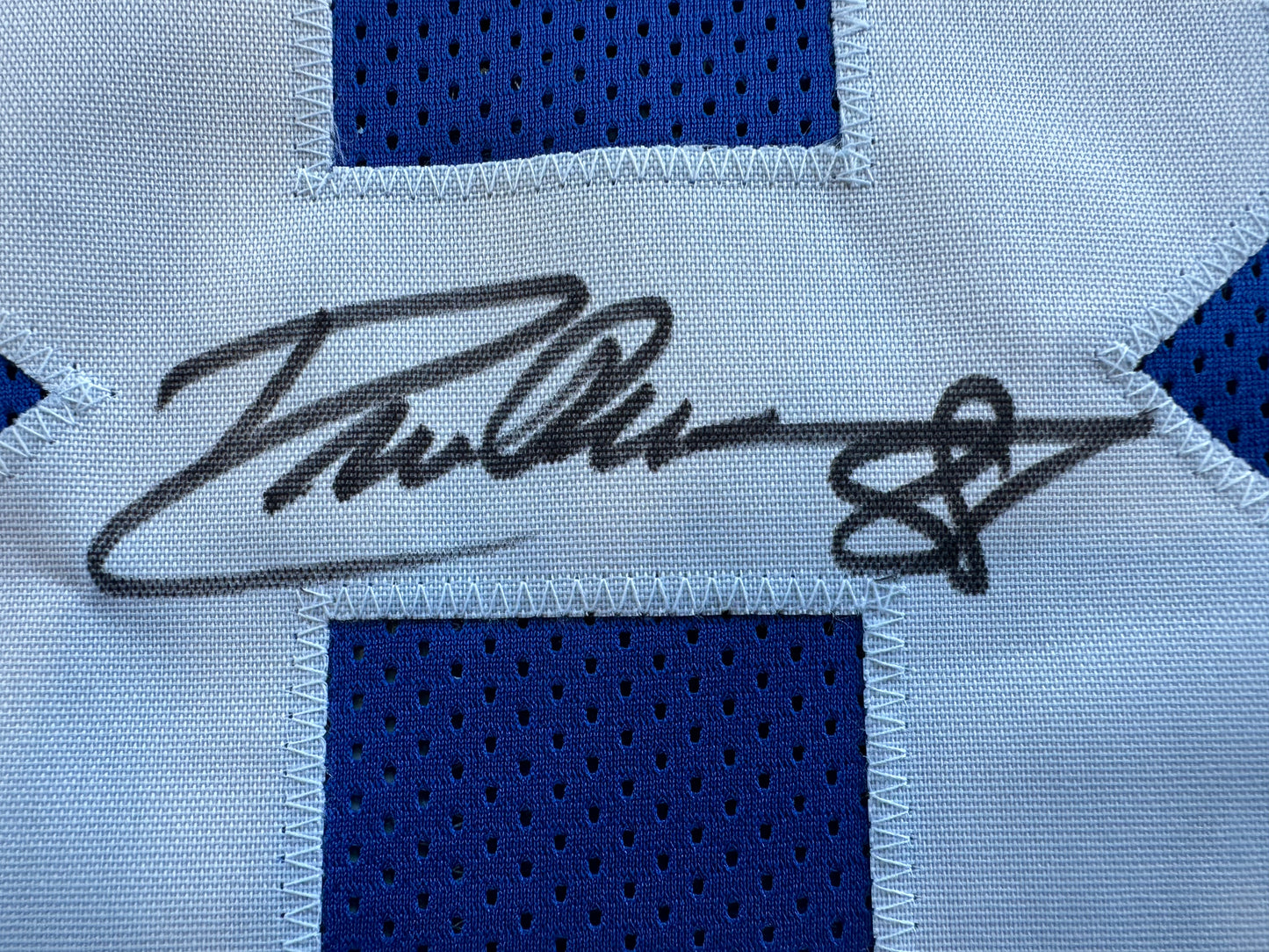 DREW PEARSON DALLAS COWBOYS SIGNED TB JERSEY w/HOF 21 INSCRIPTION XL BAS