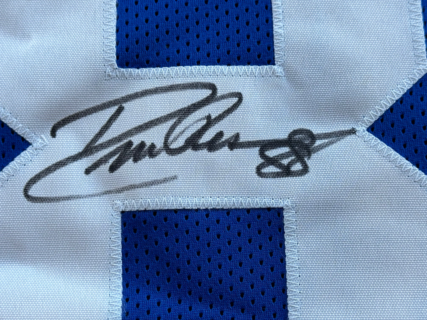 DREW PEARSON DALLAS COWBOYS SIGNED TB JERSEY w/HOF 21 INSCRIPTION XL BAS