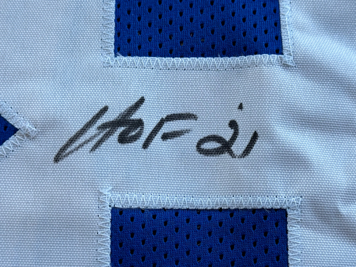 DREW PEARSON DALLAS COWBOYS SIGNED TB JERSEY w/HOF 21 INSCRIPTION XL BAS