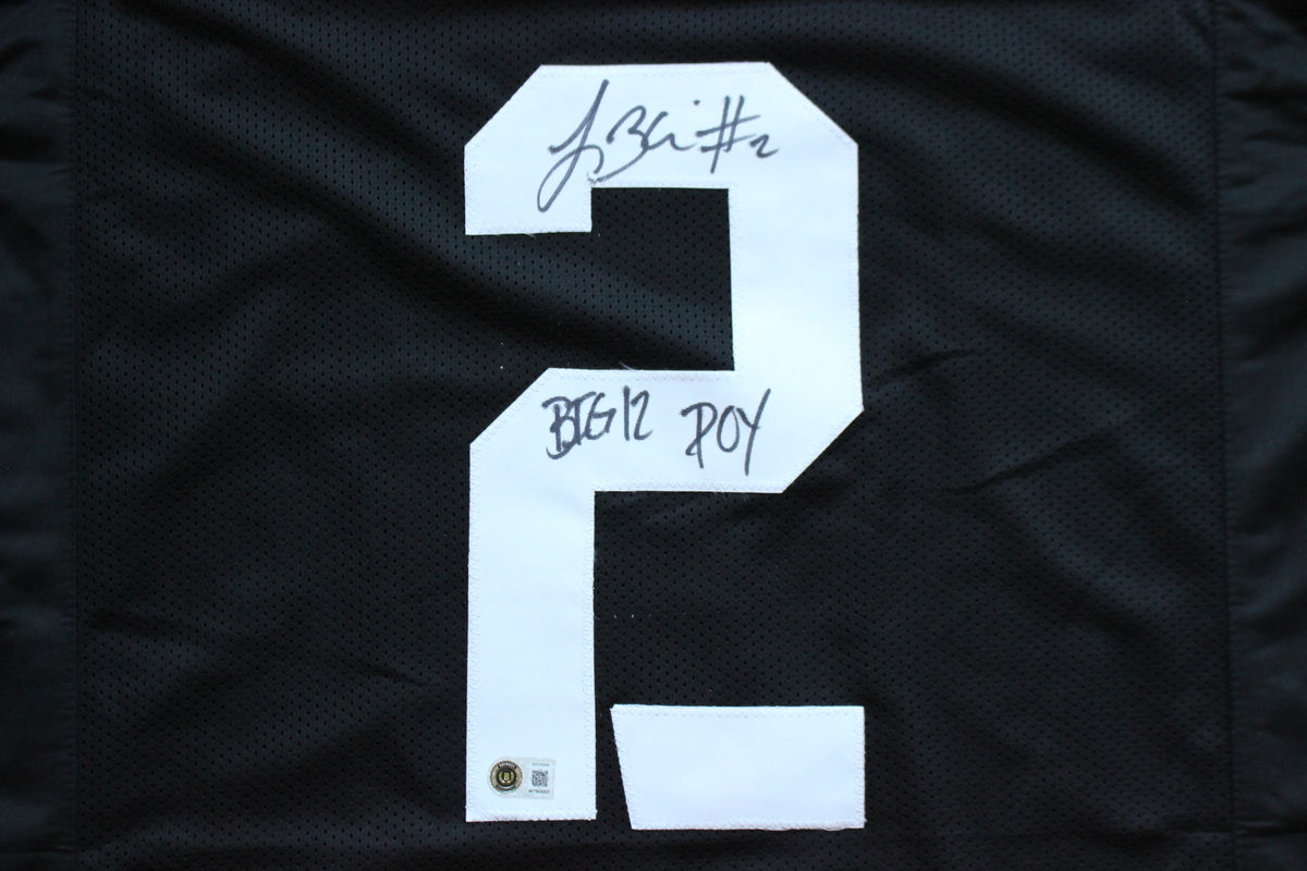 TREVONE BOYKIN TCU HORNED FROGS SIGNED Black JERSEY w/BIG12POY BAS