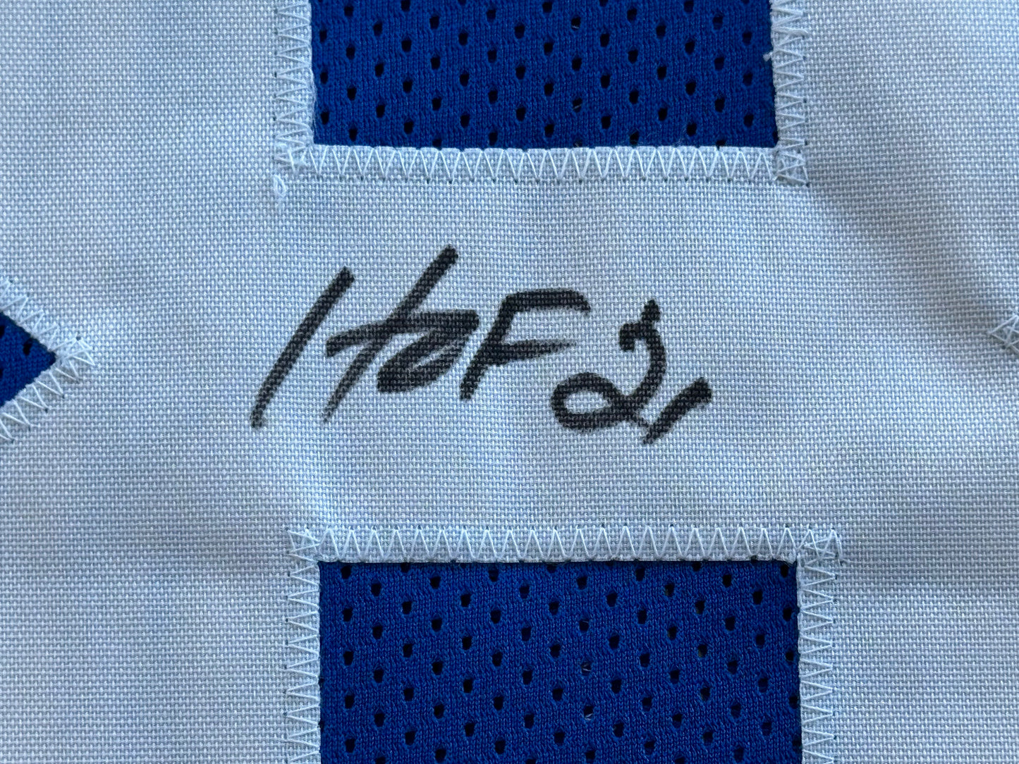 DREW PEARSON DALLAS COWBOYS SIGNED TB JERSEY w/HOF 21 INSCRIPTION XL BAS