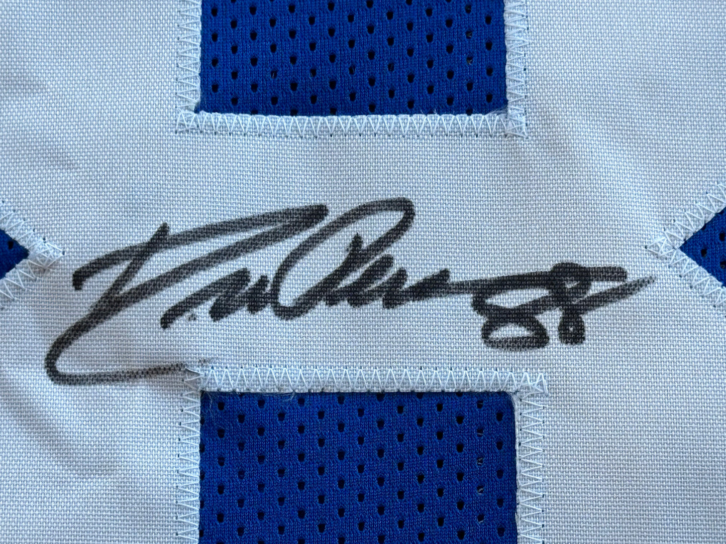 DREW PEARSON DALLAS COWBOYS SIGNED TB JERSEY w/HOF 21 INSCRIPTION XL BAS