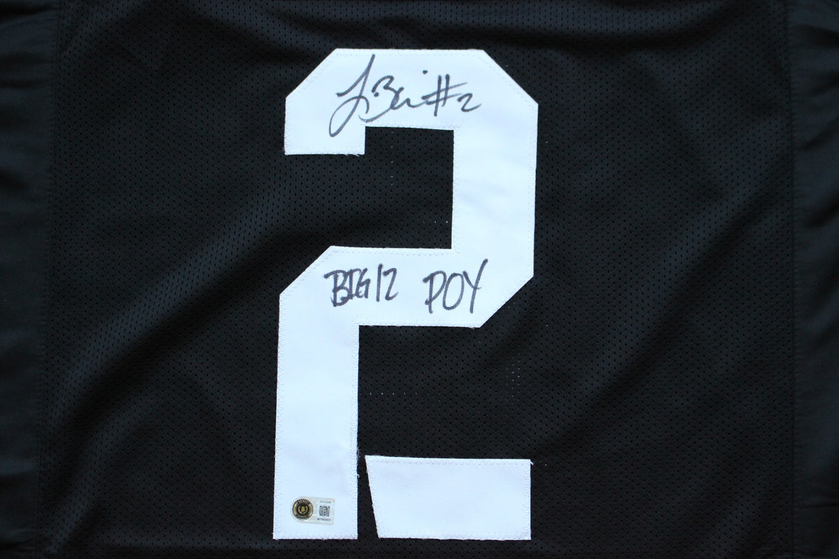 TREVONE BOYKIN TCU HORNED FROGS SIGNED Black JERSEY w/BIG12POY BAS