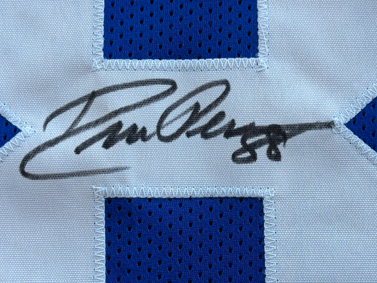 DREW PEARSON DALLAS COWBOYS SIGNED TB JERSEY w/HOF 21 INSCRIPTION XL BAS