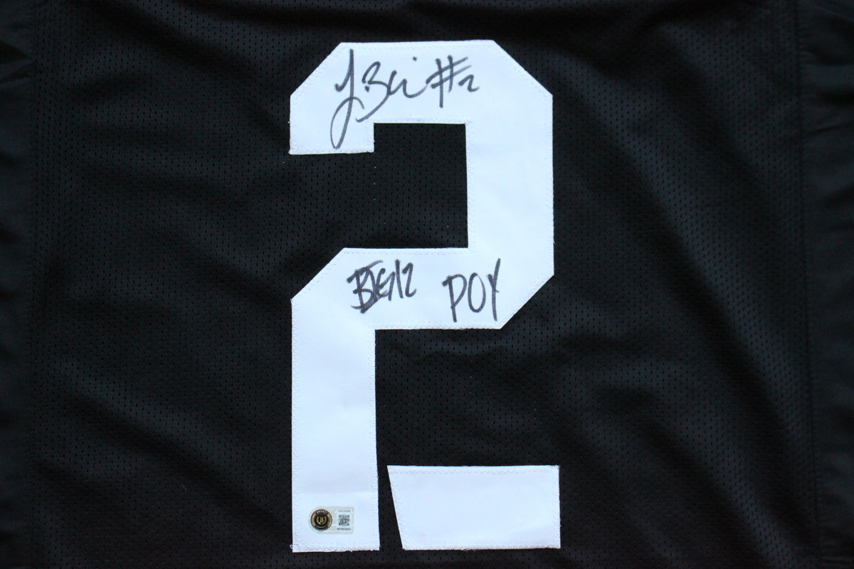 TREVONE BOYKIN TCU HORNED FROGS SIGNED Black JERSEY w/BIG12POY BAS