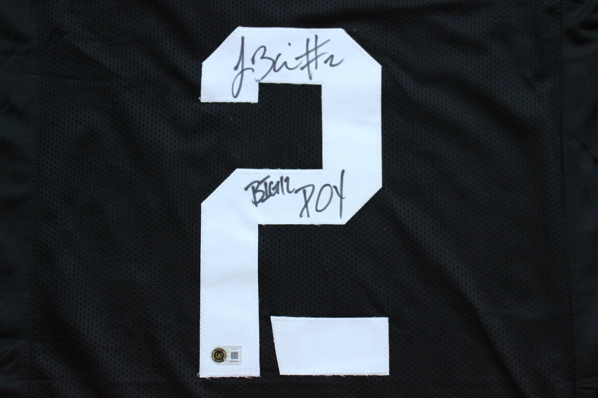 TREVONE BOYKIN TCU HORNED FROGS SIGNED Black JERSEY w/BIG12POY BAS
