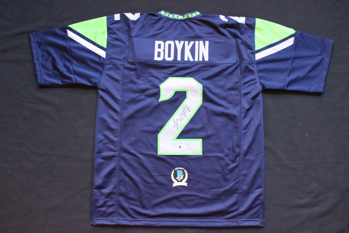 TREVONE BOYKIN SEATTLE SEAHAWKS SIGNED JERSEY TCU Horned Frogs BAS