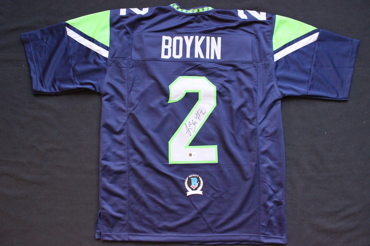 TREVONE BOYKIN SEATTLE SEAHAWKS SIGNED JERSEY TCU Horned Frogs BAS