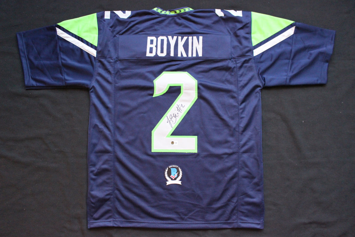 TREVONE BOYKIN SEATTLE SEAHAWKS SIGNED JERSEY TCU Horned Frogs BAS
