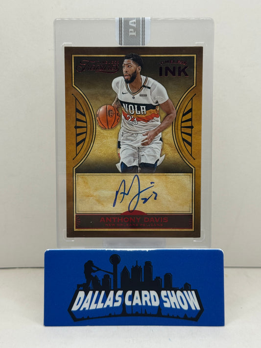 2018-19 Panini #TT-ADV Anthony Davis Timeless Ink Autograph White Box 1/1