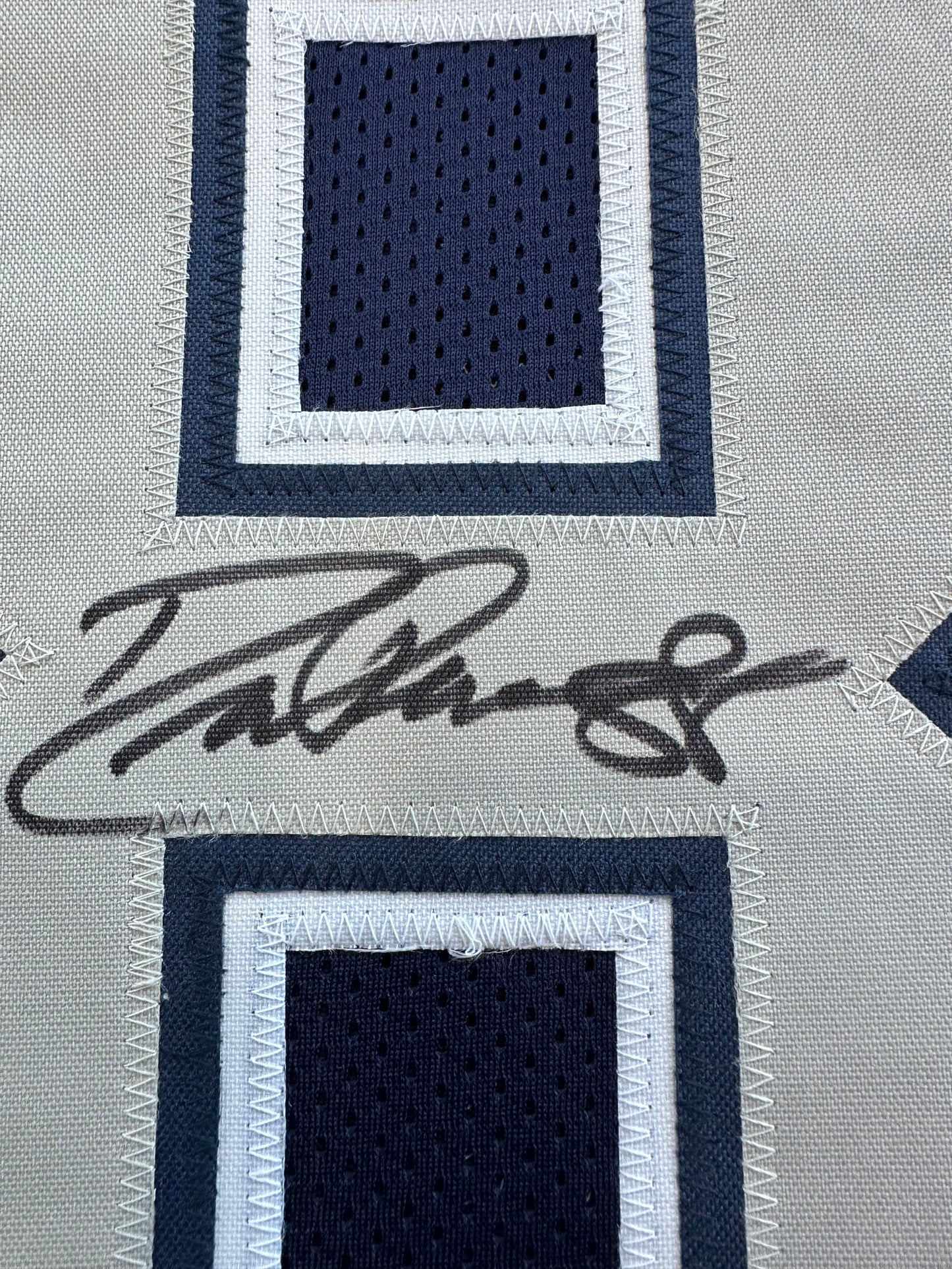 DREW PEARSON DALLAS COWBOYS SIGNED BLUE JERSEY w/HOF 21 Inscription BAS