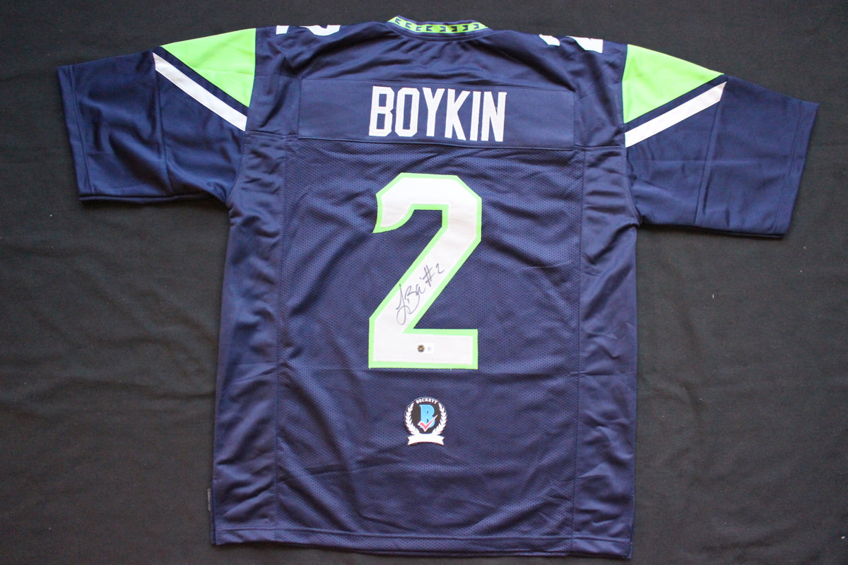 TREVONE BOYKIN SEATTLE SEAHAWKS SIGNED JERSEY TCU Horned Frogs BAS