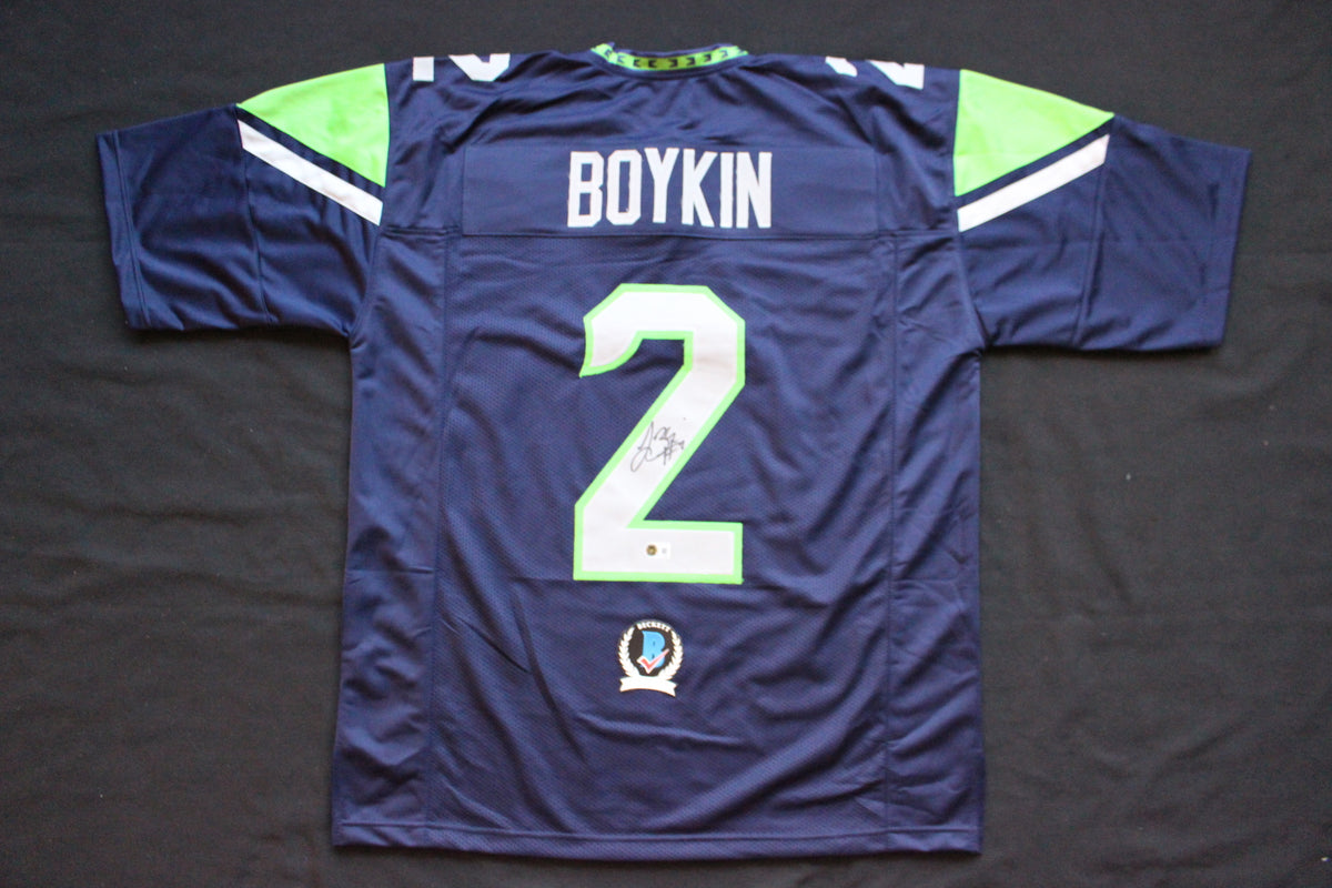 TREVONE BOYKIN SEATTLE SEAHAWKS SIGNED JERSEY TCU Horned Frogs BAS