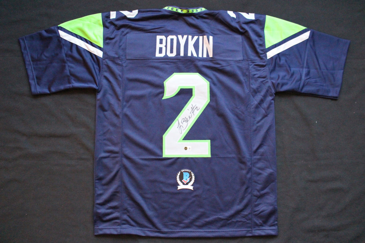 TREVONE BOYKIN SEATTLE SEAHAWKS SIGNED JERSEY TCU Horned Frogs BAS