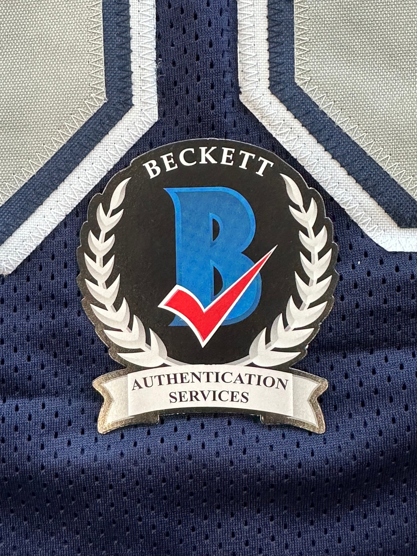 DREW PEARSON DALLAS COWBOYS SIGNED BLUE JERSEY w/HOF 21 Inscription BAS