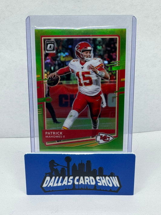 2020 Panini Donruss Optic Patrick Mahomes II Lime Green #1 22/35