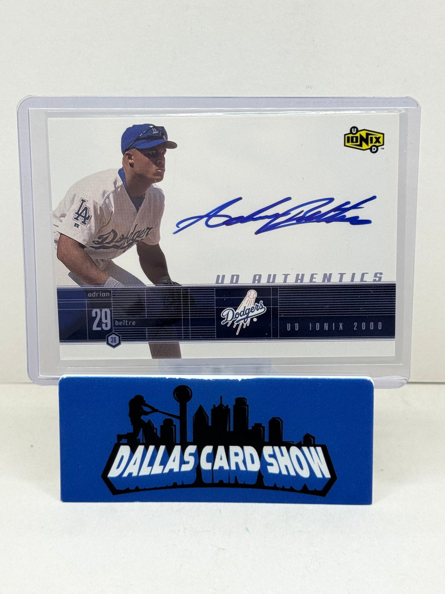 1999 Upper Deck Ionix #AB Adrian Beltre UD Authentics Autograph