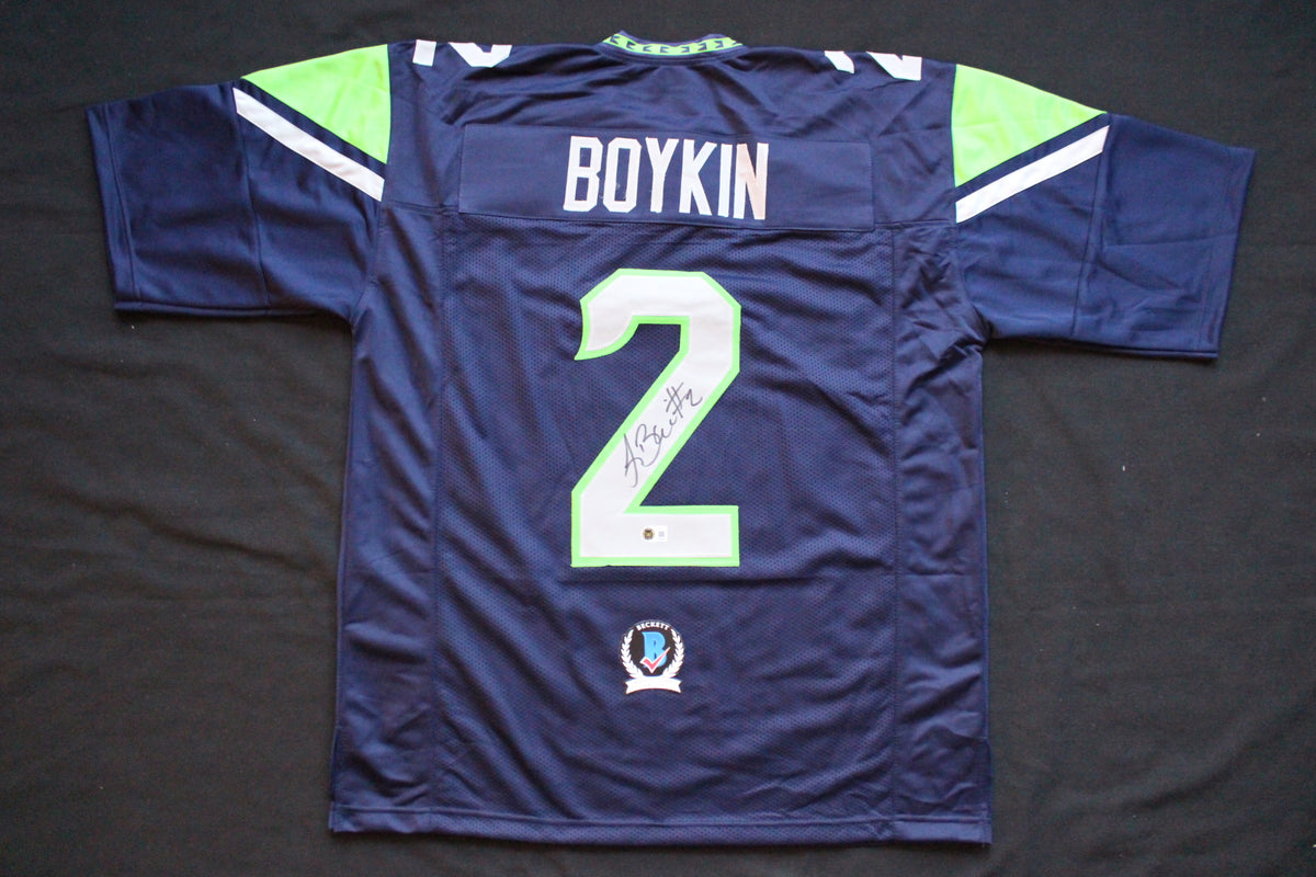 TREVONE BOYKIN SEATTLE SEAHAWKS SIGNED JERSEY TCU Horned Frogs BAS