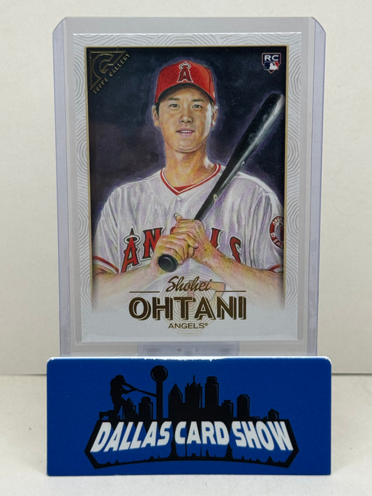 2018 Topps Gallery #116 Shohei Ohtani Rookie RC Los Angeles Dodgers
