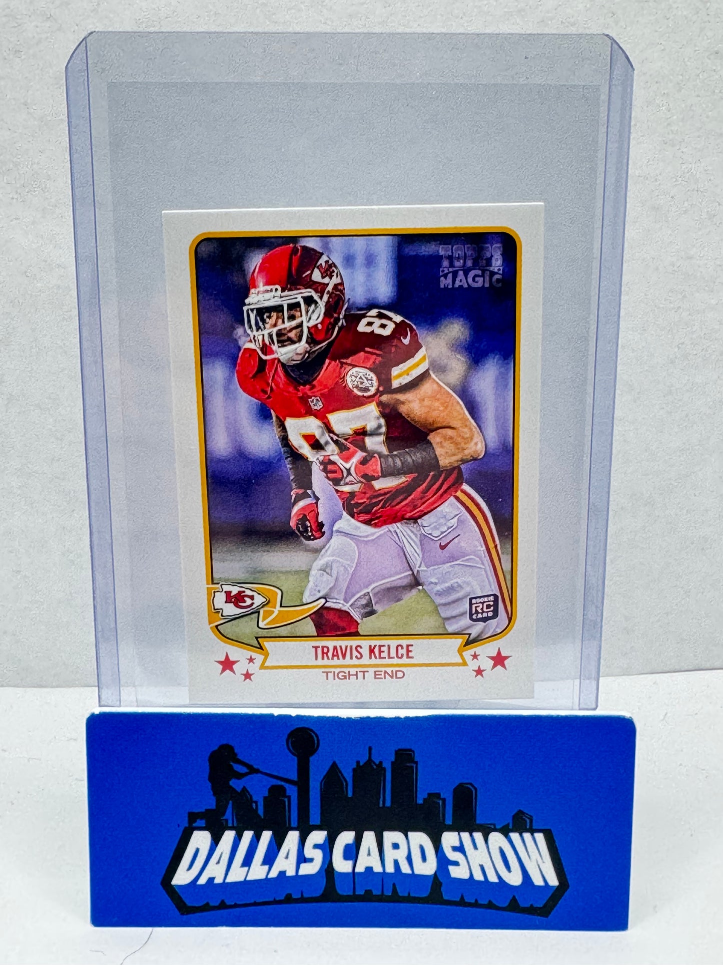 2013 Topps Magic Mini #327 Travis Kelce Rookie Card
