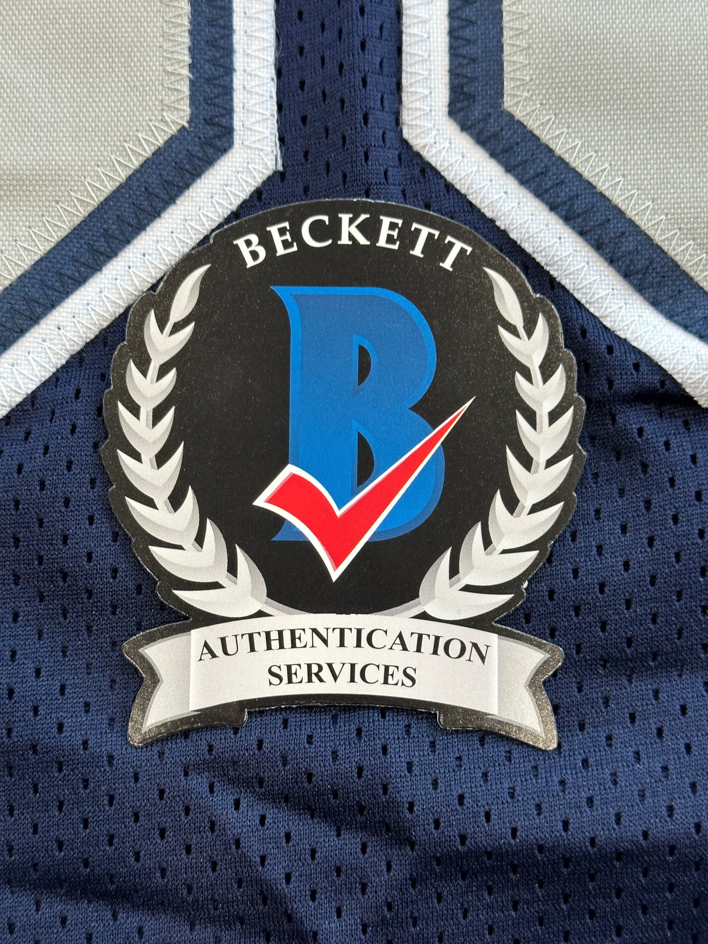 DREW PEARSON DALLAS COWBOYS SIGNED BLUE JERSEY w/HOF 21 Inscription BAS