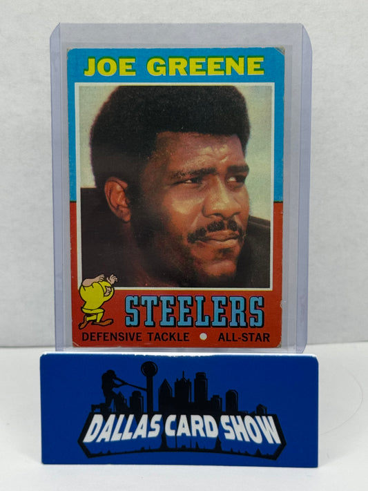 1971 Topps Joe Greene #245 Rookie Card