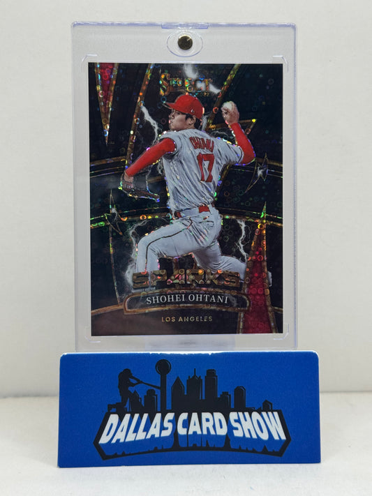 2022 Panini Select #SP4 Shohei Ohtani Sparks Black Disco 1/1 Dodgers