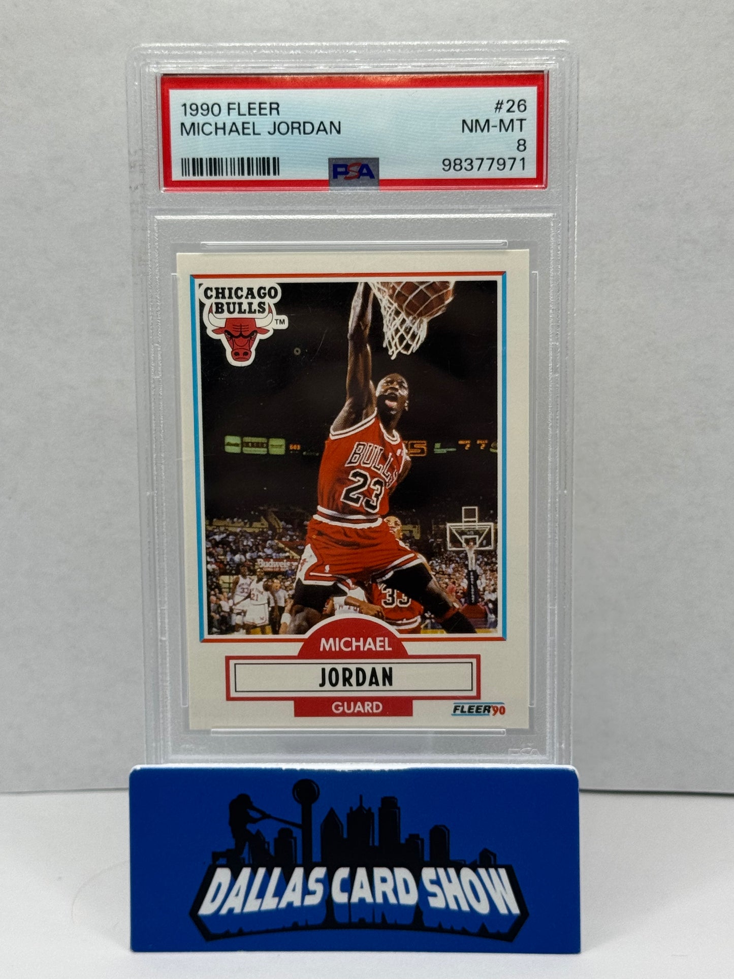 1990-91 Fleer #26 Michael Jordan PSA 8