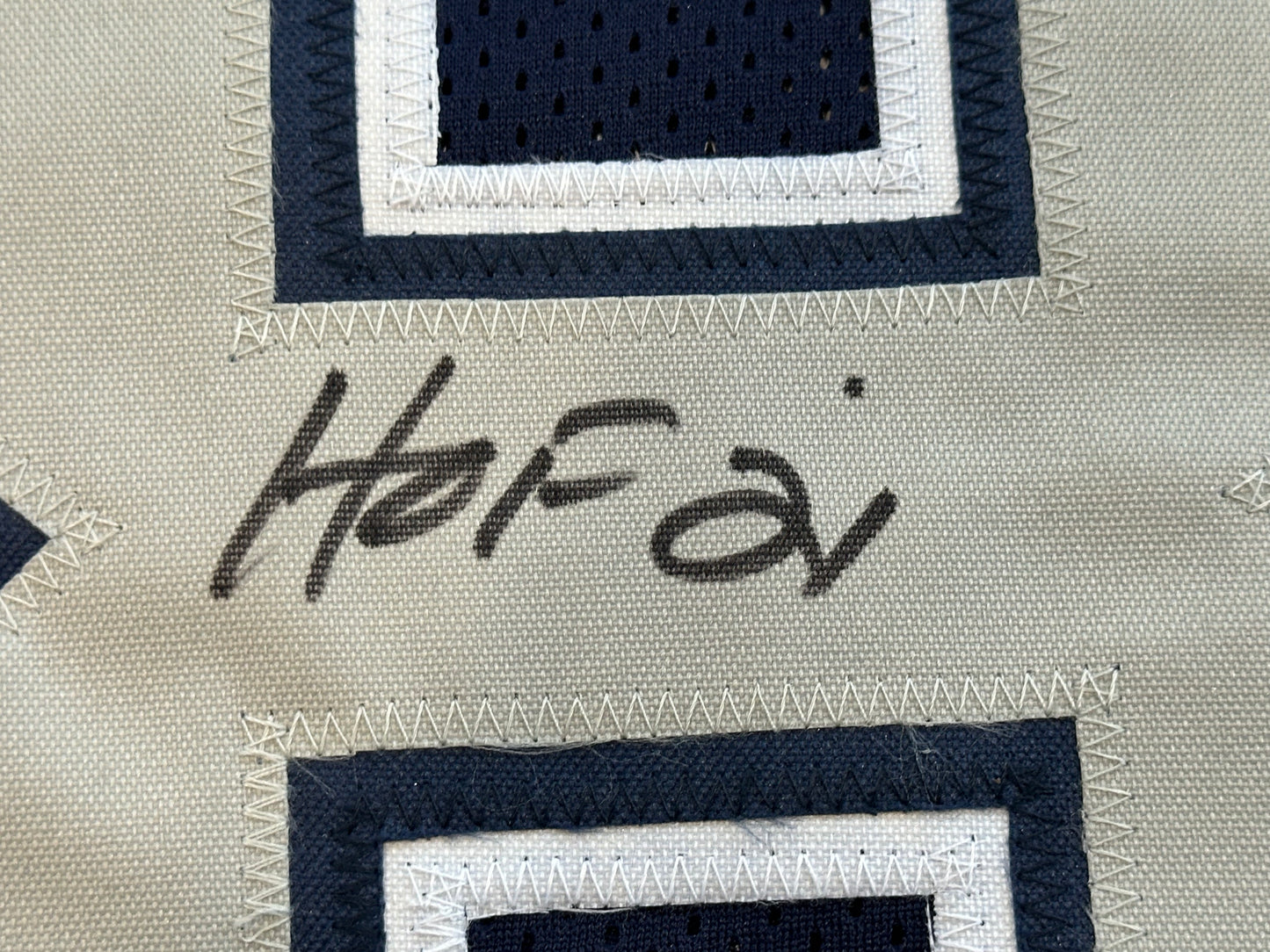 DREW PEARSON DALLAS COWBOYS SIGNED BLUE JERSEY w/HOF 21 Inscription BAS